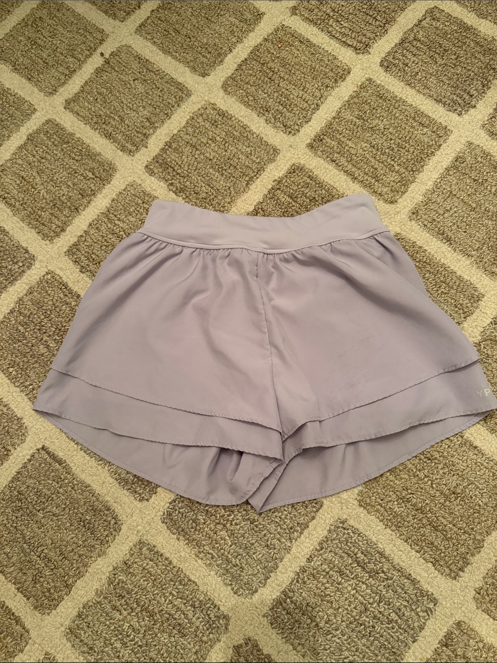 abercrombie kids Lavender Layered Skort Shorts